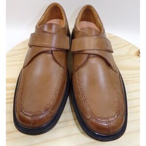 Dr.‎ Comfort Mens Frank 6221 Leather Comfort Shoes Adjustable Brown Size 10.5 M